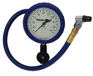 Fill, Bleed, & Read Air Pressure Gauge 4" Face
