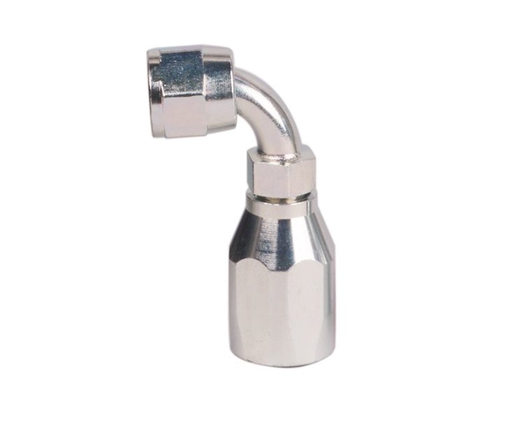 130507-1 90-degree High-Pressure Power Steering Fitting [-6 AN JIC Female]