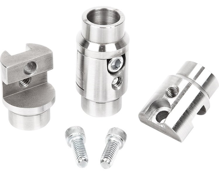 Interlocking Tube Clamps Fits Tubes With: 1" Outside Diameter