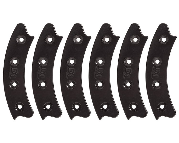 Beadlock Ring Segmented 17 Black Set of 6