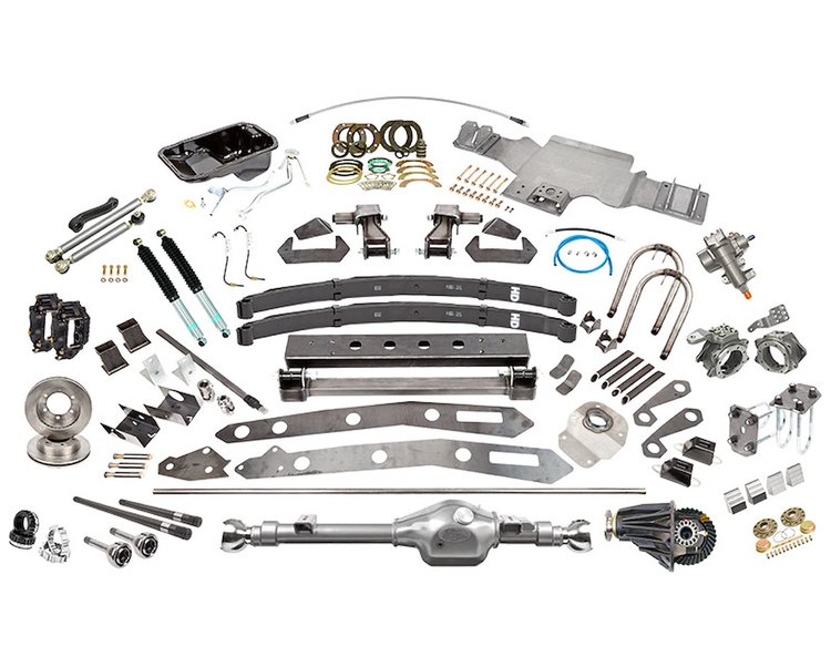 301122-1-KIT SAS Kit C, 95 Tacoma 3" HD Leaf Springs 12" Shocks 2.7L 5.29 Detroit Locker