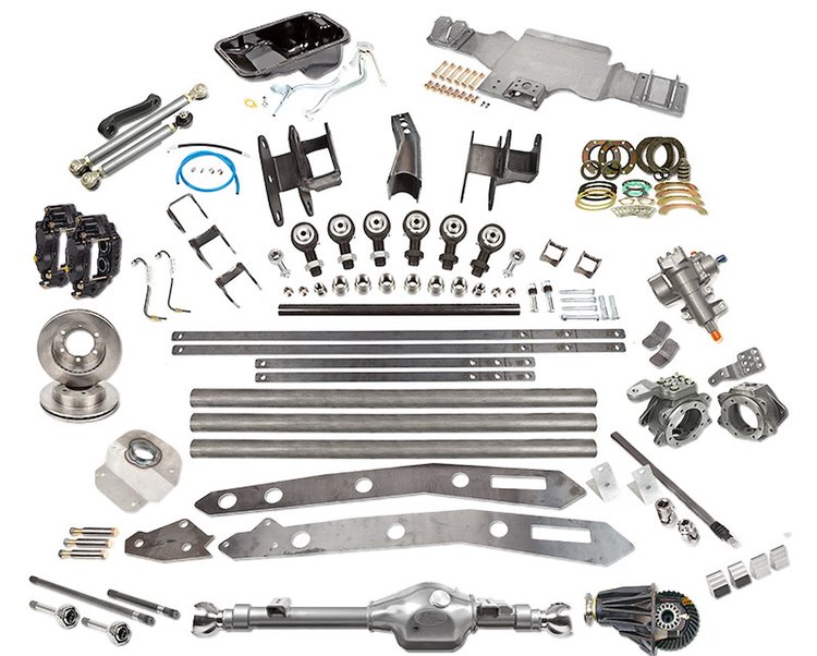Trail-Link Three Front 3-Link Solid Axle Swap Kit 1995.5 Toyota Tacoma