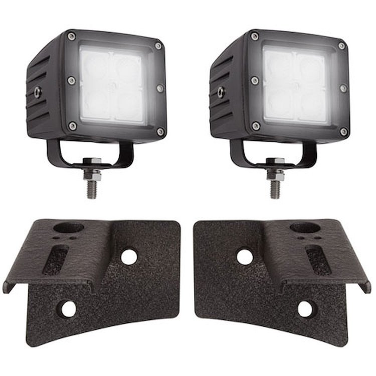 Jeep JK LED Light Pod Bundle Kit 2007-2015 Jeep Wrangler JK