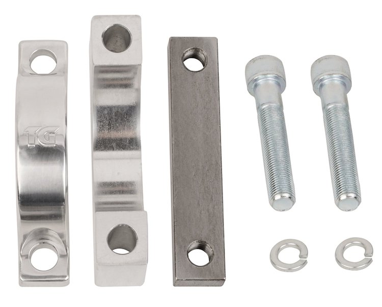 Weld-On Aluminum Mounting Clamps for Double-Ended Rams