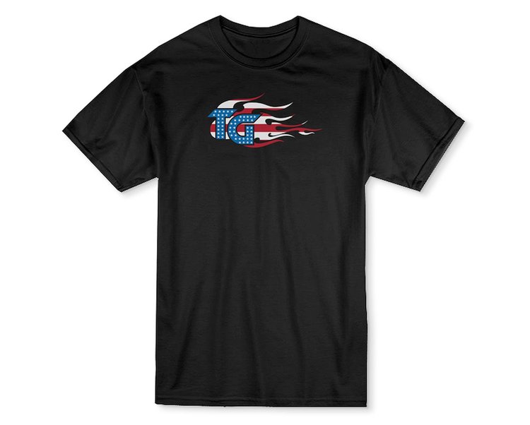 T-SHIRT STR/STRP BLK SML