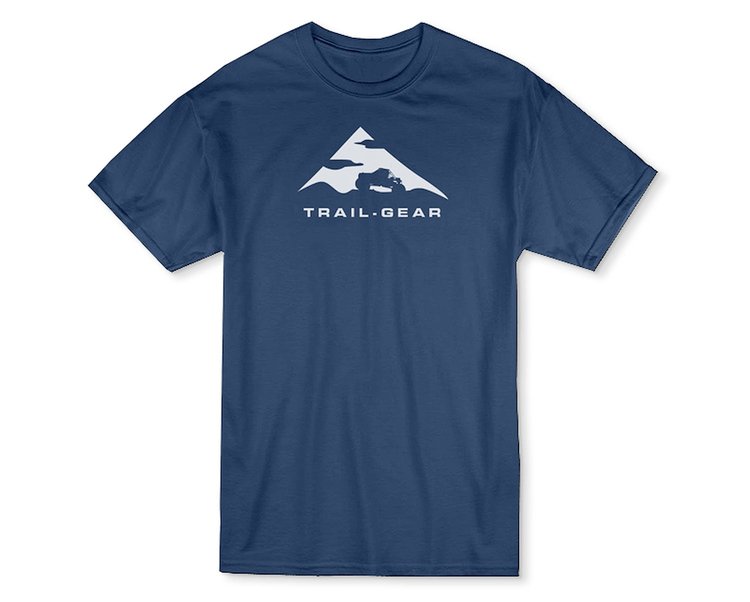 T-SHIRT MOUNTAIN BLUE LRG