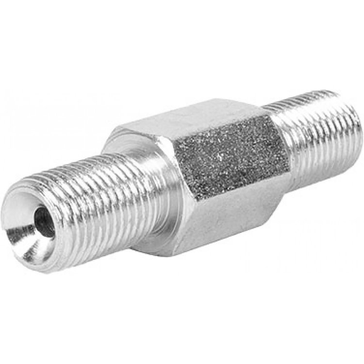 M10-1.0 Inverted Flare Male to Male Brake Line Adapter/Union