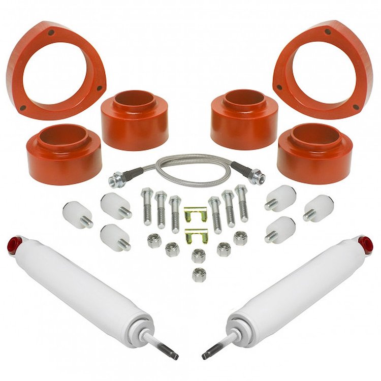 Low Range Off-Road Complete Spacer Budget Lift Kit 2 in. with Rear Shocks [1999-2004 Chevy Tracker, Suzuki Grand Vitara, XL-7]