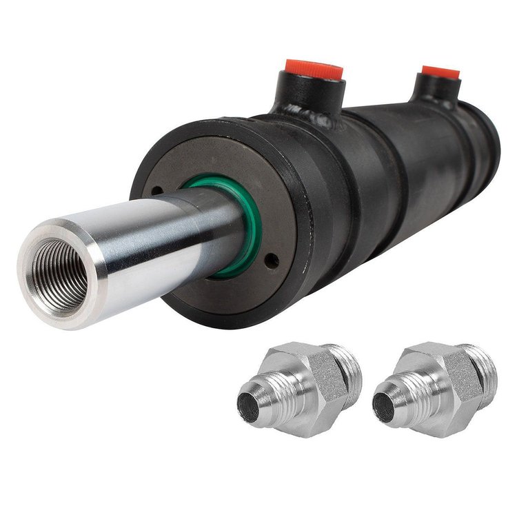 Double-Ended Hydraulic Ram 2.250 in. Bore x 6 in. Stroke