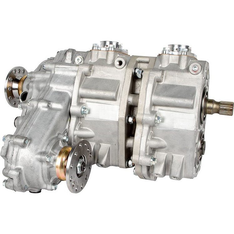 TGI-309489 Dual Transfer Case With 23-Spline Input, 2.28x4.70, FS, 4-Inch Offset, Loose Interlock Pin, New Gears