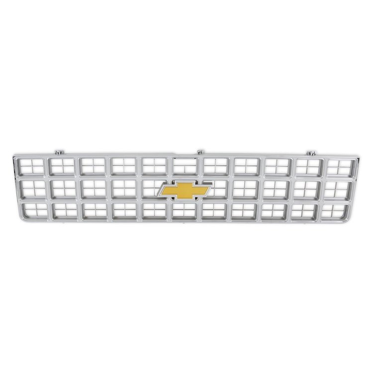 04-173 C/K Chevy Grille, w/ Bowtie, Chrome, 1980 Chevy C/K Series Pickup & Blazer/Suburban