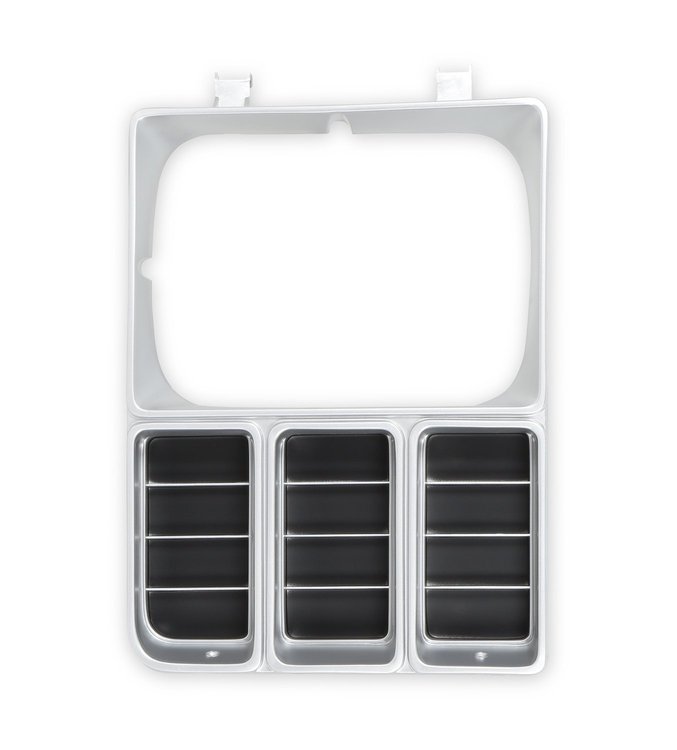 04-328 Headlight Bezel, Single Square Head Light, Right, 1979-1980 Chevy/GMC C/K Series Truck, Blazer/Jimmy & Suburban