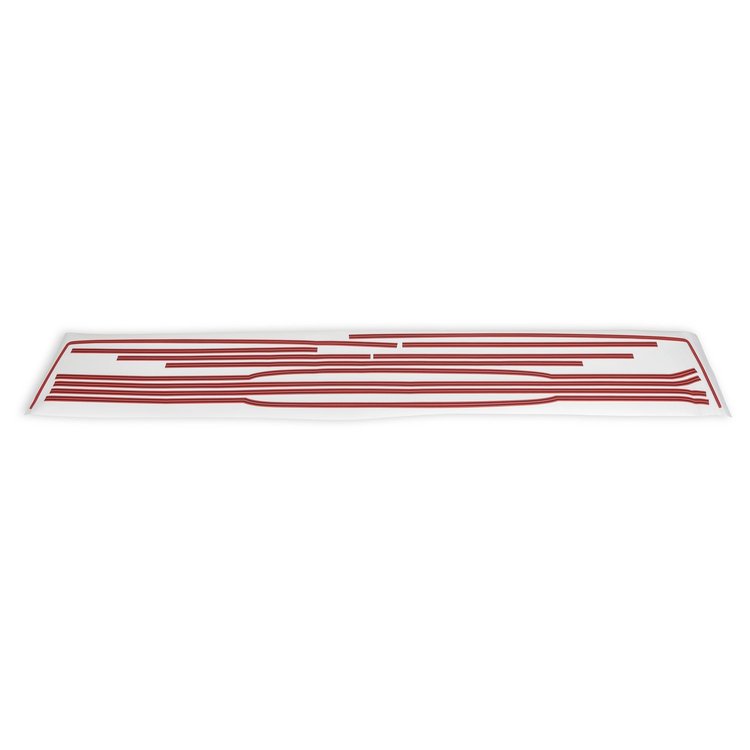 04-524 C/K Paint Break Stripe Kit, Vermillion/Black, 1981-1987 C/K Series Pickup & 1981-1991 Blazer/Jimmy/Suburban