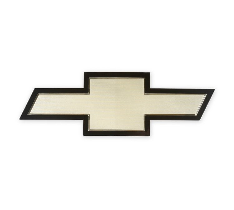 04-529 C/K Bowtie Grille Emblem for 2 Headlight Grille, 1983-1988 C/K Series Pickup & Blazer/Suburban w/o Grille Molding