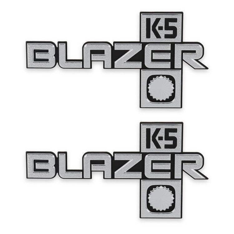 04-548 K5 Fender Badge Pair, Blazer 4WD, 1981-1988 Blazer