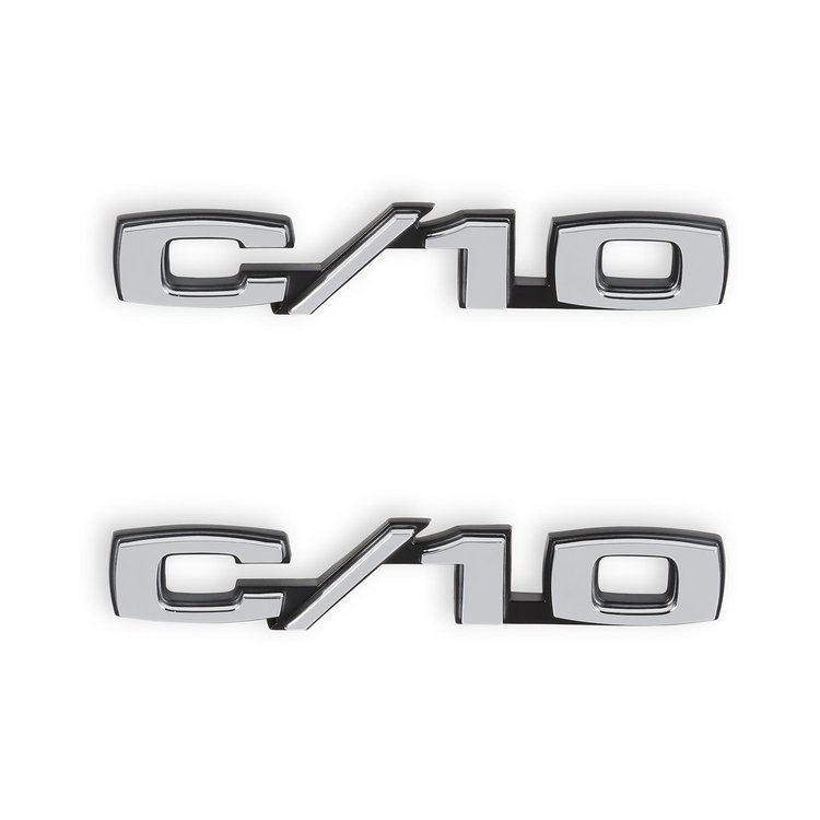 04-580 C/K Fender Badge Pair, C/10, 1969-1970 C/K Series Trucks
