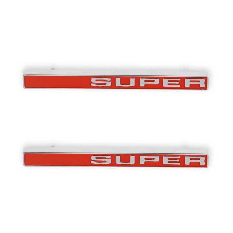 04-591 C/K Fender Badge Pair, Super, 1971-1972 C/K Series Trucks