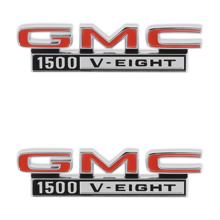 EMBLEM 68-72 GMC V-EIGHT