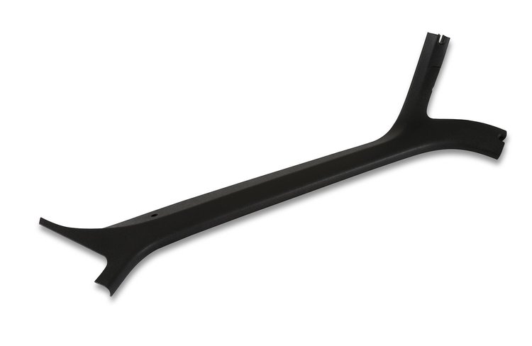 05-167 C/K A-Pillar Trim, Right/Passenger, Black, 1981-1987 C/K Series Trucks