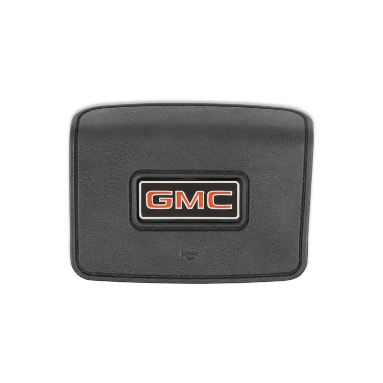 05-209 Standard Horn Button, Black/Red, 1978-1987 GMC C/K Series Trucks & 1978-1991 Jimmy, Suburban