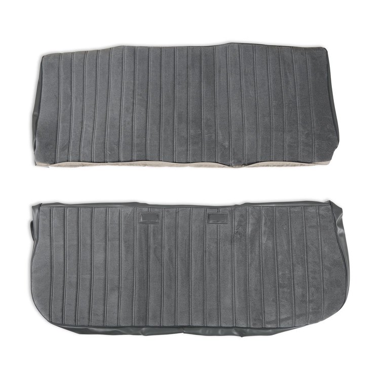 05-299 C/K Seat Upholstery Kit, Full Pleat Cloth/Vinyl, Grey/Charcoal, 1981-1987 C/K Series Pickup