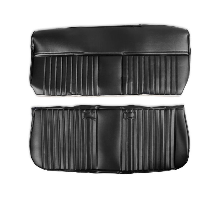05-315 C/K Seat Upholstery Kit, Deluxe Pleat Vinyl, Black, 1981-1987 C/K Series Pickup