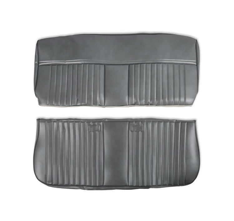 05-319 C/K Seat Upholstery Kit, Deluxe Pleat Vinyl, Charcoal, 1981-1987 C/K Series Pickup