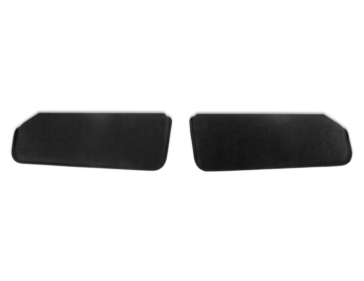 05-344 GMT400 Foamback Sunvisor Pair, Cloth, Black, 1988-1998 GMT400 Series (OBS) Trucks