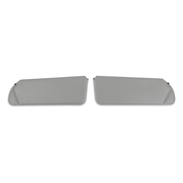 05-348 GMT400 Foamback Sunvisor Pair, Vinyl, Charcoal, 1988-1998 GMT400 Series (OBS) Trucks