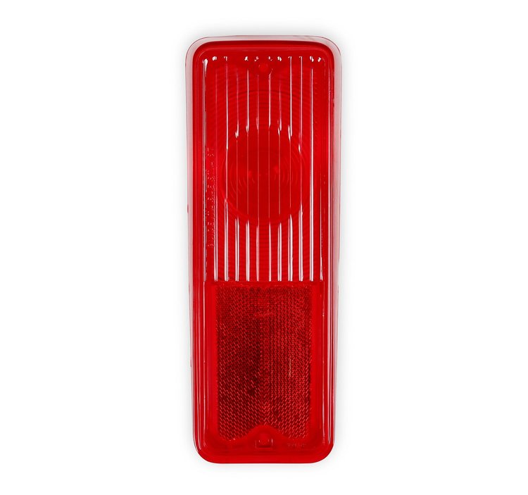 07-139 C/K Suburban Tail Lamp Lens, Red, 1967-1972 Chevy/GMC Suburban and Panel