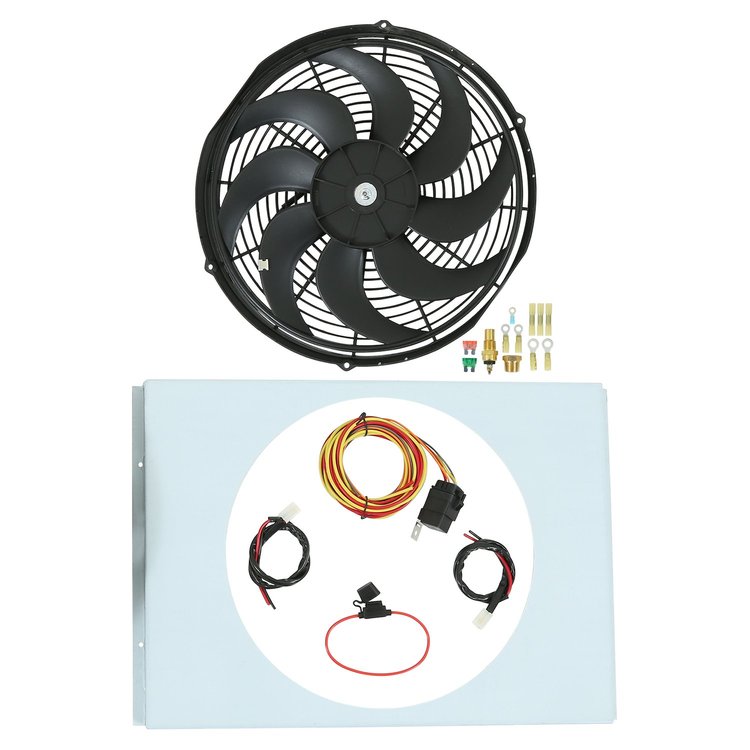 AFS66C1 Aluminum Shroud With Fan 1963-1966 Chevy C/K Series Trucks & Suburban, V8