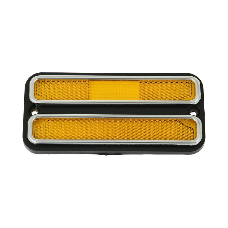 B3003-68 Front Side Marker Light -Deluxe, Amber, Each, 1968-1972 Chevy/GMC C/K Series Trucks, Blazer/Jimmy & Suburban
