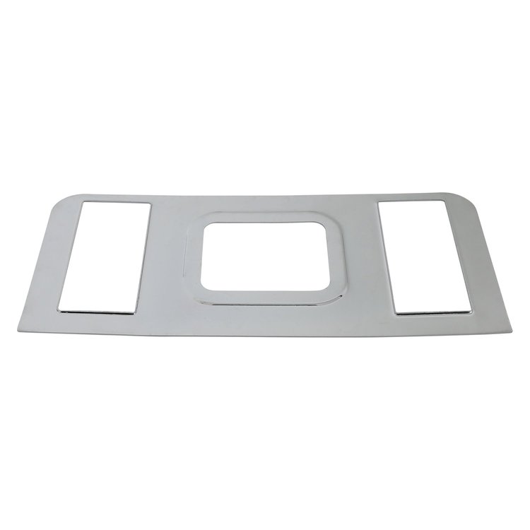 C6047-69 Center Console Bezel-Chrome, w/ Console & Bucket Seats, 1969-1972 Chevy/GMC C/K Series Trucks, Blazer/Jimmy & Suburban