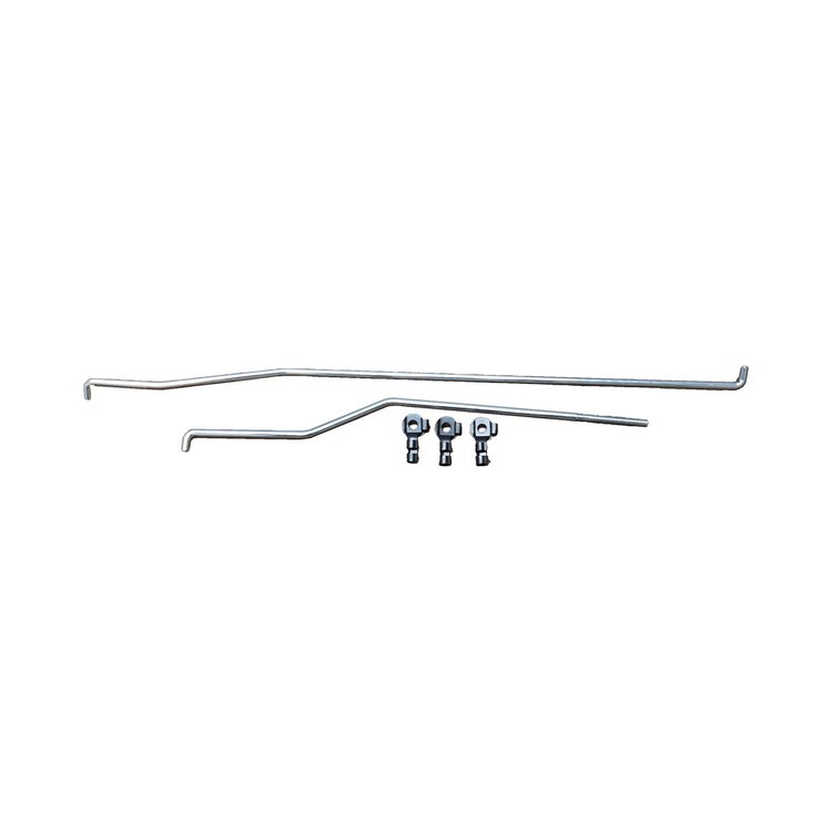 C9352-67 Door Latch Relay Rod Set, 5-Pieces, Left, 1967-1972 Chevy/GMC C/K Series Trucks, Blazer/Jimmy & Suburban