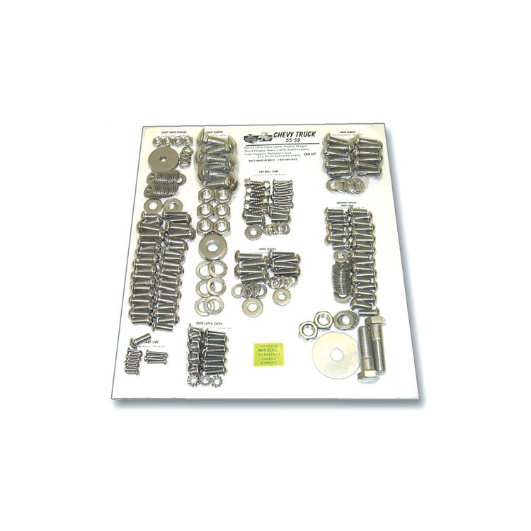 CCBKBUT-72 Cab Bolt Kit, Stainless Steel Button Head, 1967-1972 Chevy/GMC C/K Series Truck