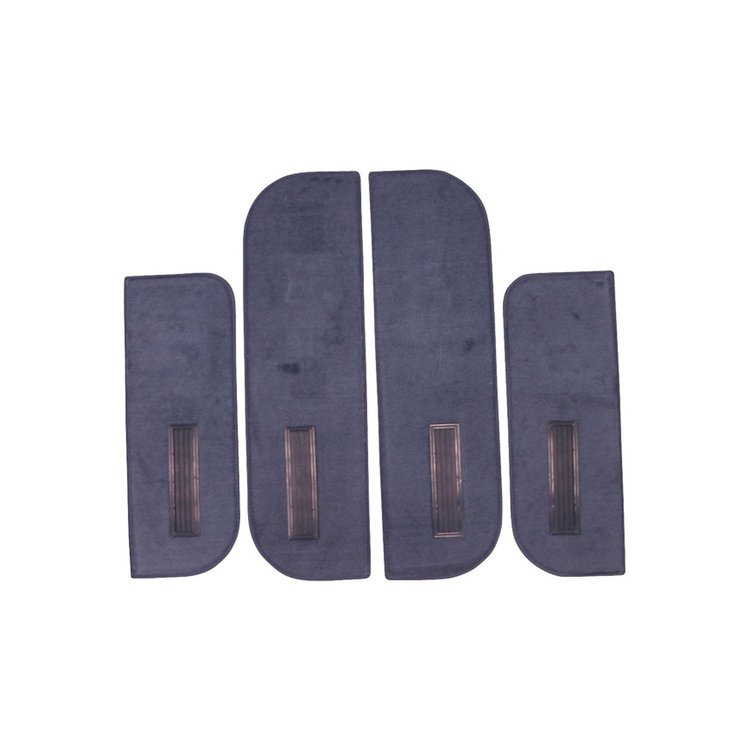 CDP75PUBLACK Door Panel Carpet Set, Black, 1975-1987 Chevy/GMC C/K Series Truck & Blazer/Jimmy