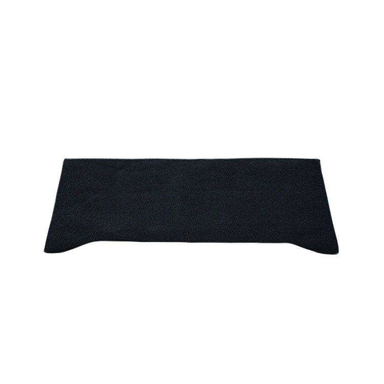 CPT63BWBLACK Cab Back Wall Carpet 1960-1966 Chevy/GMC C/K Series Truck, No Gas Tank, RWD, Black