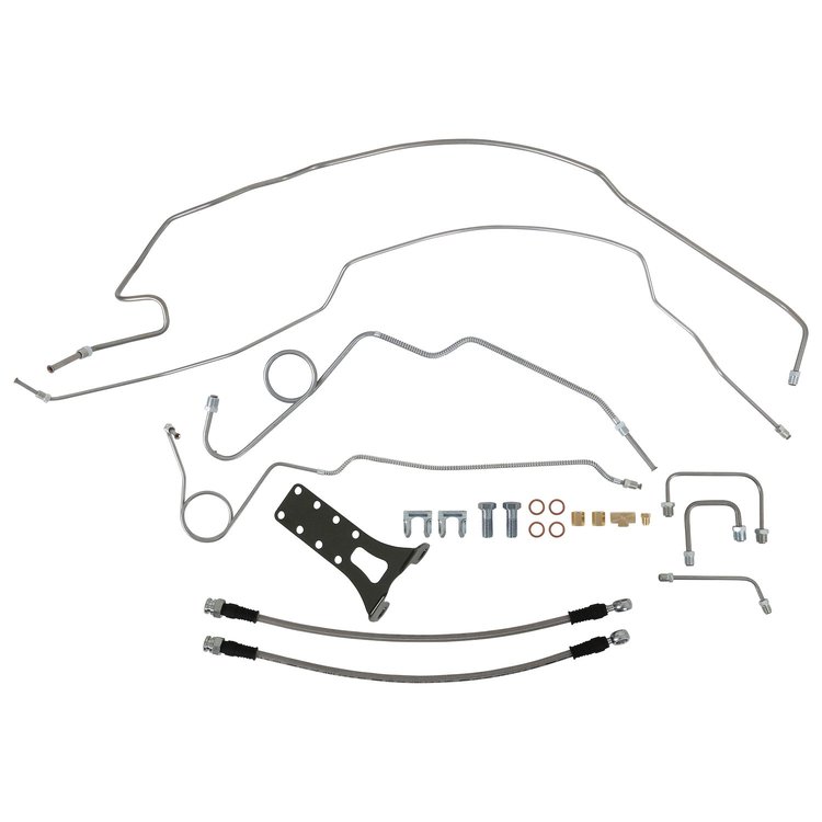 DBBL70O Truck Disc Brake Conversion Brake Lines 1967-1970 Chevy/GMC C/K Series Truck, Steel