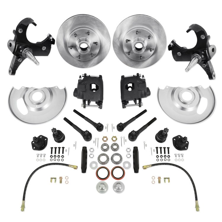 DBC6L20STOCK Front Disc Brake Conversion, 6-Lug, Stock Spindles, 1963-1970 GM C10/C15, Blazer/Jimmy/Suburban (RWD)