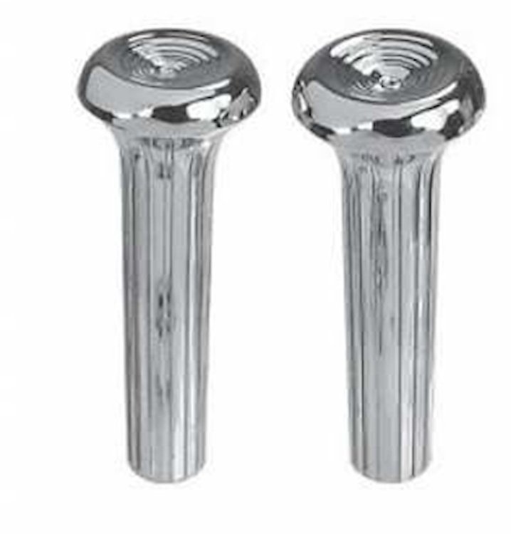 DLK60CH Door Lock Knobs -Chrome 1967-1991 Chevy/GMC C/K Series Truck, Blazer/Jimmy & Suburban, Pair