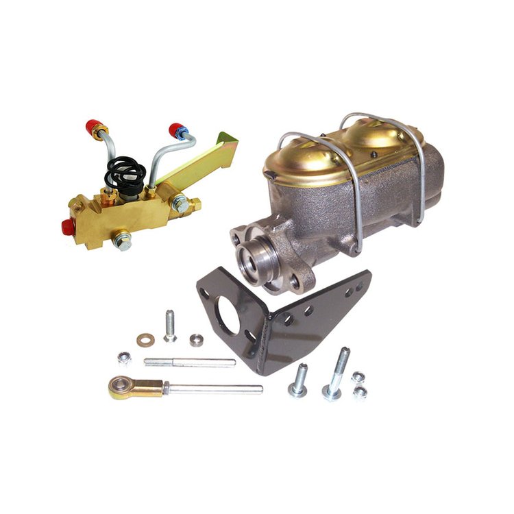 DMCK054DISCDRUM Manual Dual Master Cylinder Conversion, Disc/Drum, 1947-1954 Chevy/GMC Truck