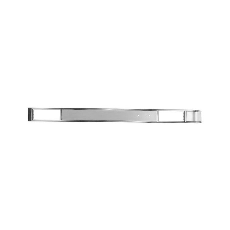 DPM87ACBLKALUM Dash Pad Molding 1981-1988 Chevy/GMC C/K Series Truck, Blazer/Jimmy & Suburban, With A/C, Black/Aluminum