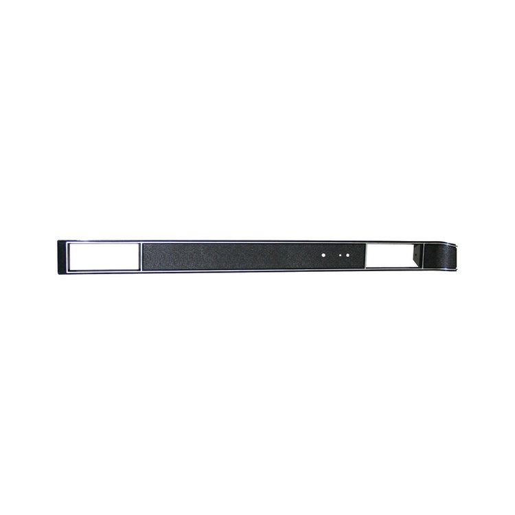 DPM87ACBLKSILVER Dash Pad Molding 1981-1988 Chevy/GMC Truck, With A/C, Black / Argent