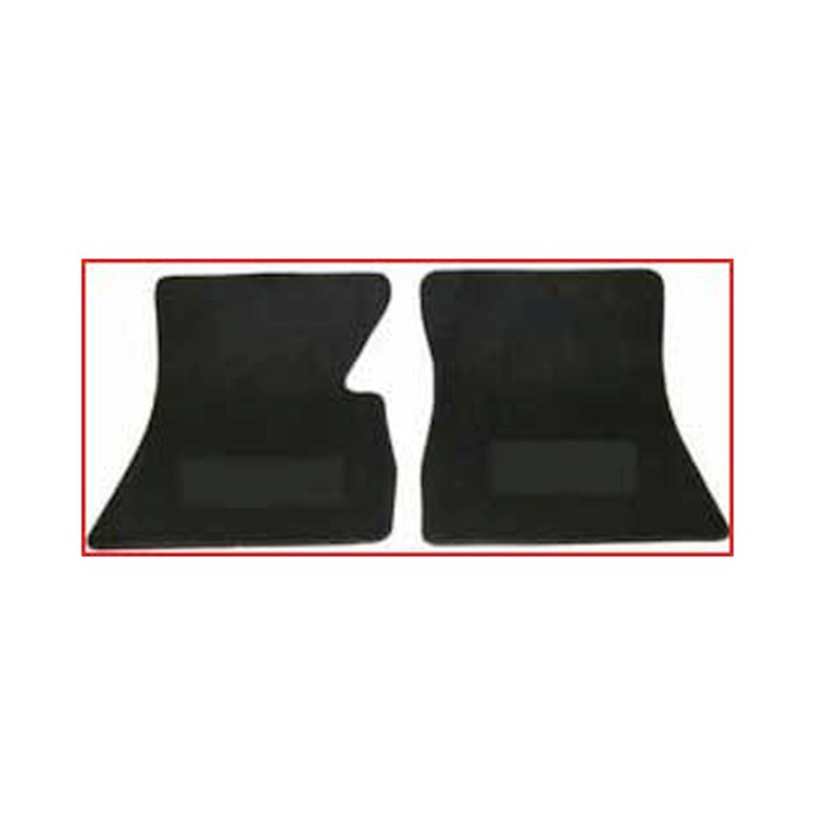 EMF3000-3BLACK Carpet Floormats 1971-1974 Chevy/GMC C/K Series Truck, Plain, Black, Pair