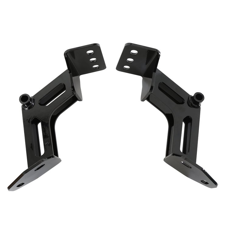 ESM6372 Engine Mount Conversion Kit 1968-1972 Chevy/GMC C-Series Truck, Blazer/Jimmy & Suburban, Small Block V8, Black, RWD