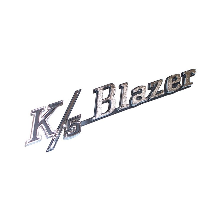 FE72K5B Fender Emblem Set 1969-1972 Chevy Blazer, Pair
