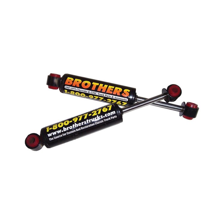 FGS55594INCH Front Gas Shock 1955-1959 Chevy/GMC Truck - RWD, 4 Inch Drop, Each, Black