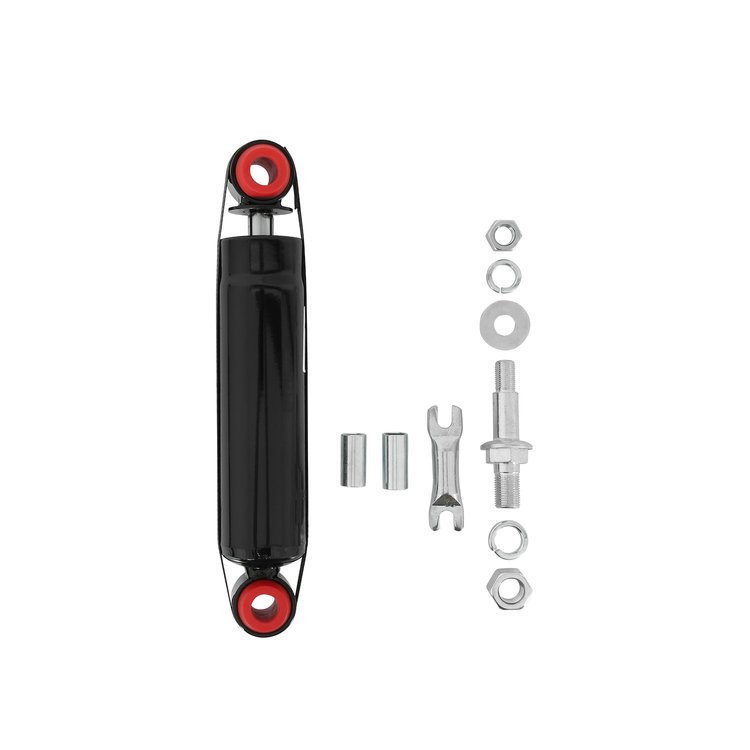 FGS63722INCH Front Gas Shock, 2 Inch Drop, Each, Black, 1963-1972 Chevy/GMC C10/C15