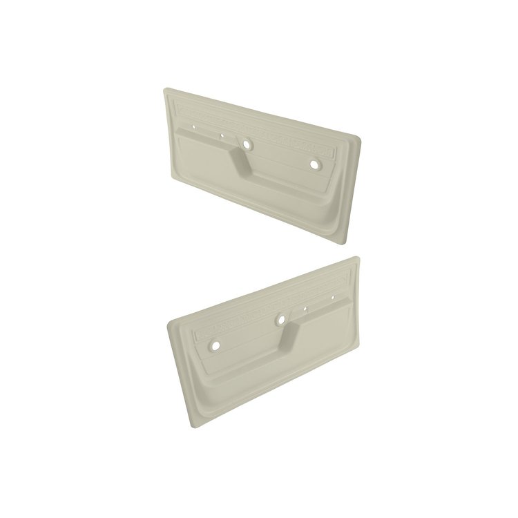 FP17200WHITE Replacement Door Panels, Deluxe, White, Pair, 1972 Chevy/GMC C/K Series Truck, Blazer/Jimmy & Suburban