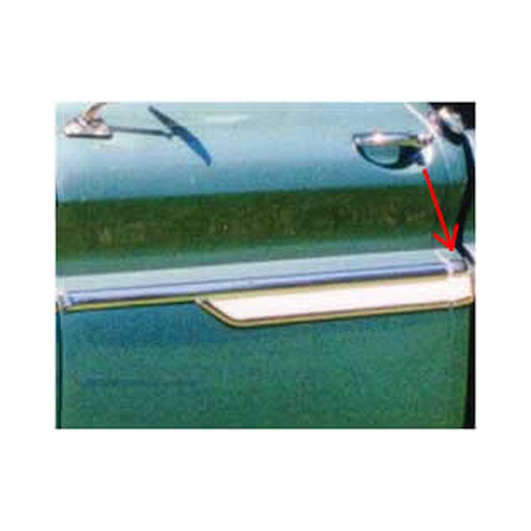 FSM05RH Cab Molding, Upper, Right, 1962-1963 Chevy/GMC C/K Series Truck